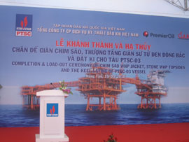 PTSC Launches Chim Sao Wellhead Platform Jacket
